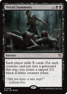 Dread Summons card from Commander: Aetherdrift