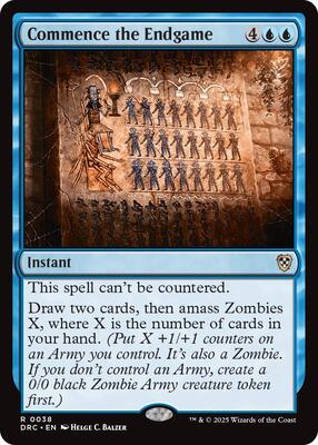 Commence the Endgame card from Commander: Aetherdrift