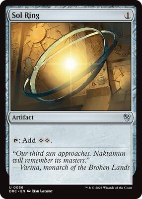 Sol Ring (0056) card from Commander: Aetherdrift