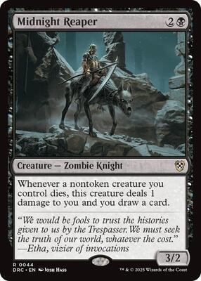 Midnight Reaper card from Commander: Aetherdrift