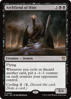 Archfiend of Ifnir card from Commander: Aetherdrift