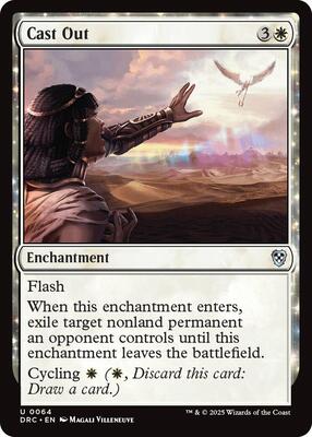 Cast Out card from Commander: Aetherdrift