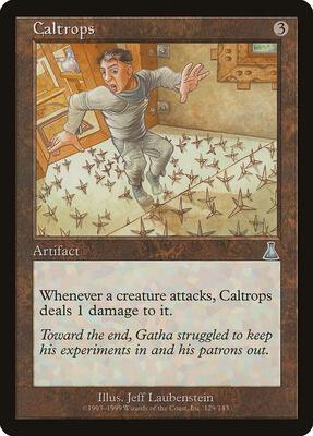 Caltrops card from Urza's Destiny