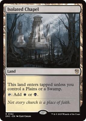 Isolated Chapel card from Commander: Aetherdrift