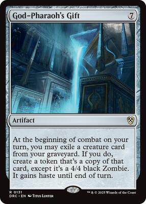 God-Pharaoh's Gift card from Commander: Aetherdrift