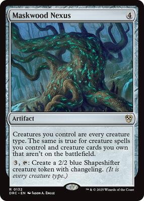 Maskwood Nexus card from Commander: Aetherdrift