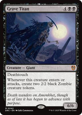 Grave Titan card from Commander: Aetherdrift