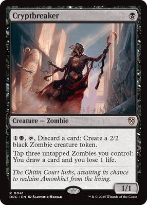 Cryptbreaker card from Commander: Aetherdrift