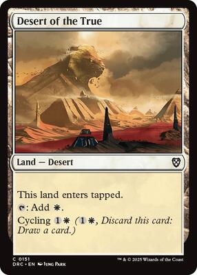 Desert of the True card from Commander: Aetherdrift