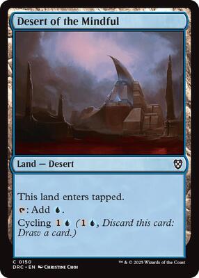 Desert of the Mindful card from Commander: Aetherdrift