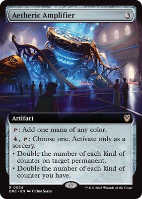 Aetheric Amplifier (Extended Art) card from Commander: Aetherdrift