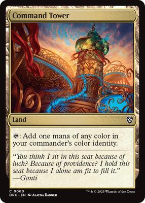 Command Tower (0060) card from Commander: Aetherdrift