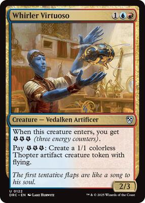 Whirler Virtuoso card from Commander: Aetherdrift