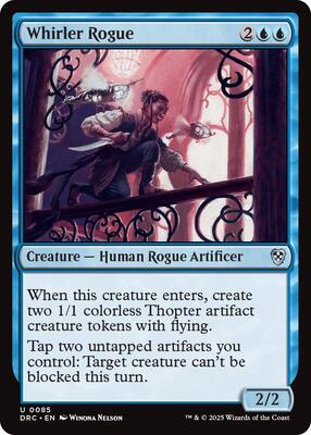 Whirler Rogue card from Commander: Aetherdrift