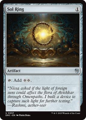 Sol Ring (0057) card from Commander: Aetherdrift