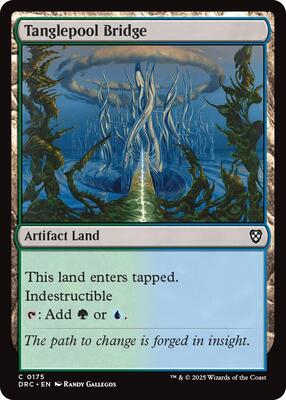 Tanglepool Bridge card from Commander: Aetherdrift