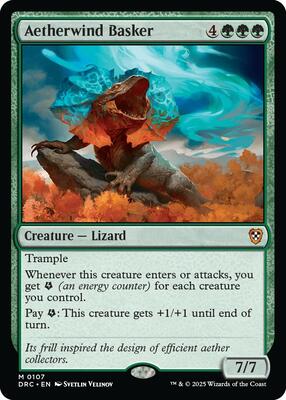 Aetherwind Basker card from Commander: Aetherdrift
