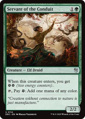 Servant of the Conduit card from Commander: Aetherdrift