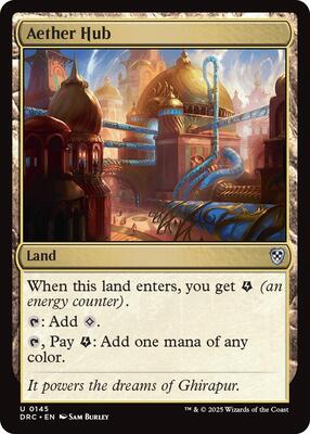 Aether Hub card from Commander: Aetherdrift