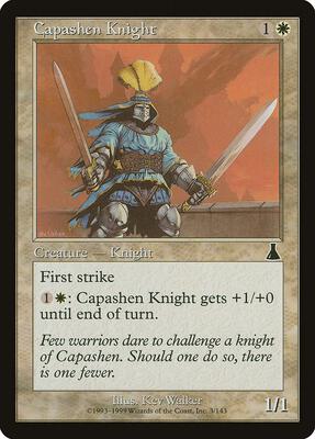 Capashen Knight card from Urza's Destiny
