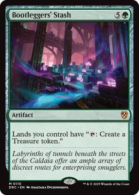 Bootleggers' Stash card from Commander: Aetherdrift
