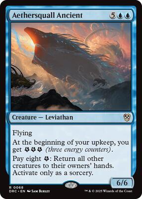 Aethersquall Ancient card from Commander: Aetherdrift