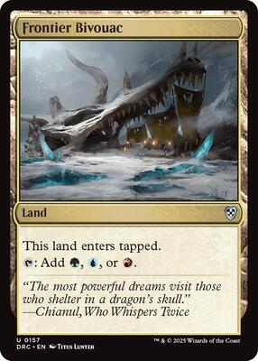 Frontier Bivouac card from Commander: Aetherdrift