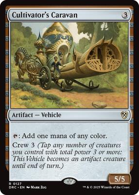 Cultivator's Caravan card from Commander: Aetherdrift
