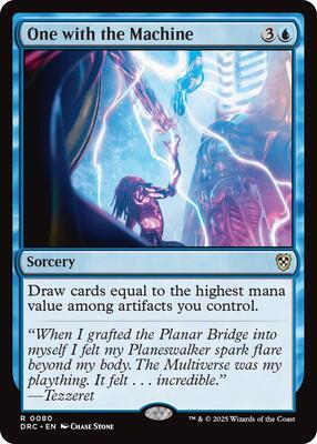 One with the Machine card from Commander: Aetherdrift