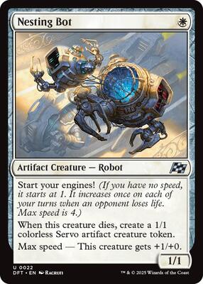 Nesting Bot card from Aetherdrift