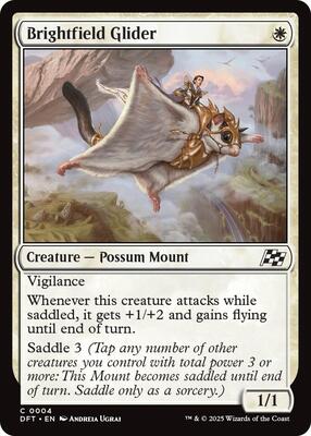 Brightfield Glider card from Aetherdrift