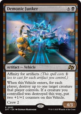Demonic Junker card from Aetherdrift