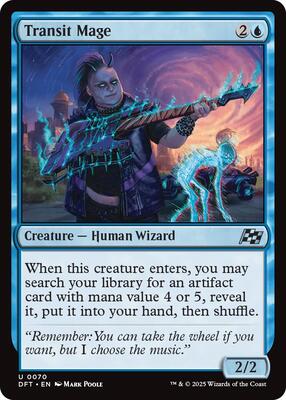 Transit Mage card from Aetherdrift