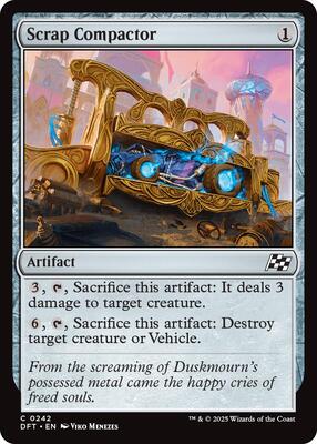 Scrap Compactor card from Aetherdrift