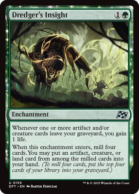 Dredger's Insight card from Aetherdrift