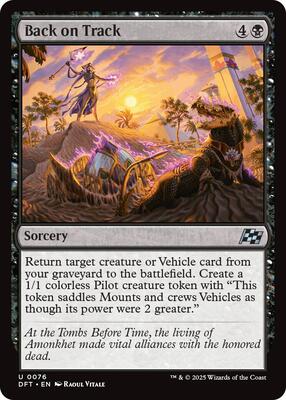 Back on Track card from Aetherdrift