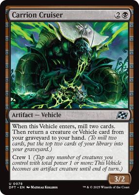 Carrion Cruiser card from Aetherdrift
