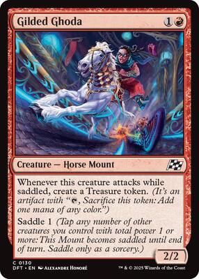 Gilded Ghoda card from Aetherdrift
