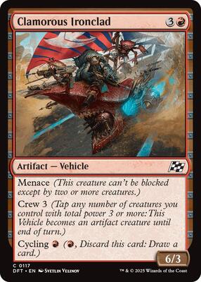 Clamorous Ironclad card from Aetherdrift
