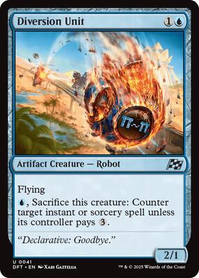 Diversion Unit card from Aetherdrift
