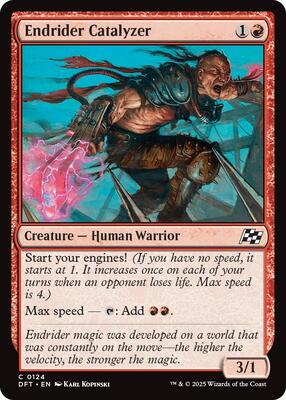 Endrider Catalyzer card from Aetherdrift