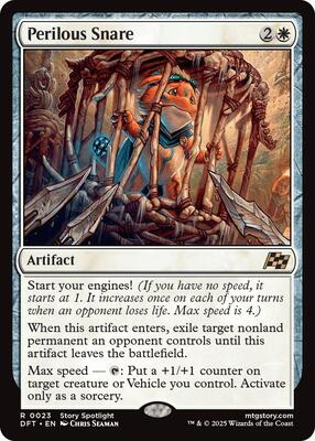 Perilous Snare card from Aetherdrift