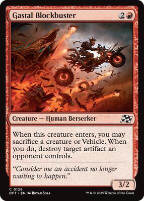 Gastal Blockbuster card from Aetherdrift