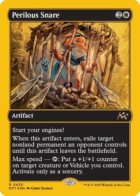 Perilous Snare (First-Place Foil) card from Aetherdrift
