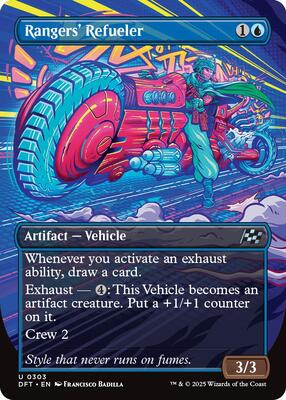 Rangers' Refueler (Borderless) card from Aetherdrift