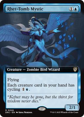 Rhet-Tomb Mystic (Extended Art) card from Commander: Aetherdrift