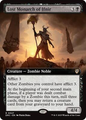 Lost Monarch of Ifnir (Extended Art) card from Commander: Aetherdrift