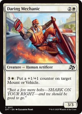 Daring Mechanic card from Aetherdrift