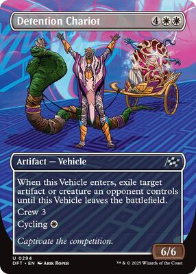 Detention Chariot (Borderless) card from Aetherdrift
