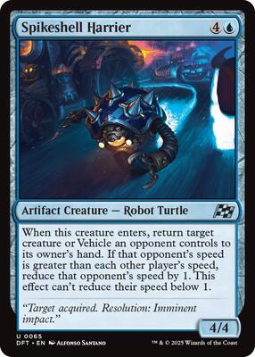 Spikeshell Harrier card from Aetherdrift
